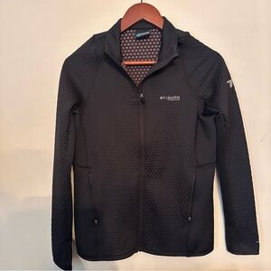 Columbia Womens Titanium  Omni-Heat Black Jacket Fill Zip  M